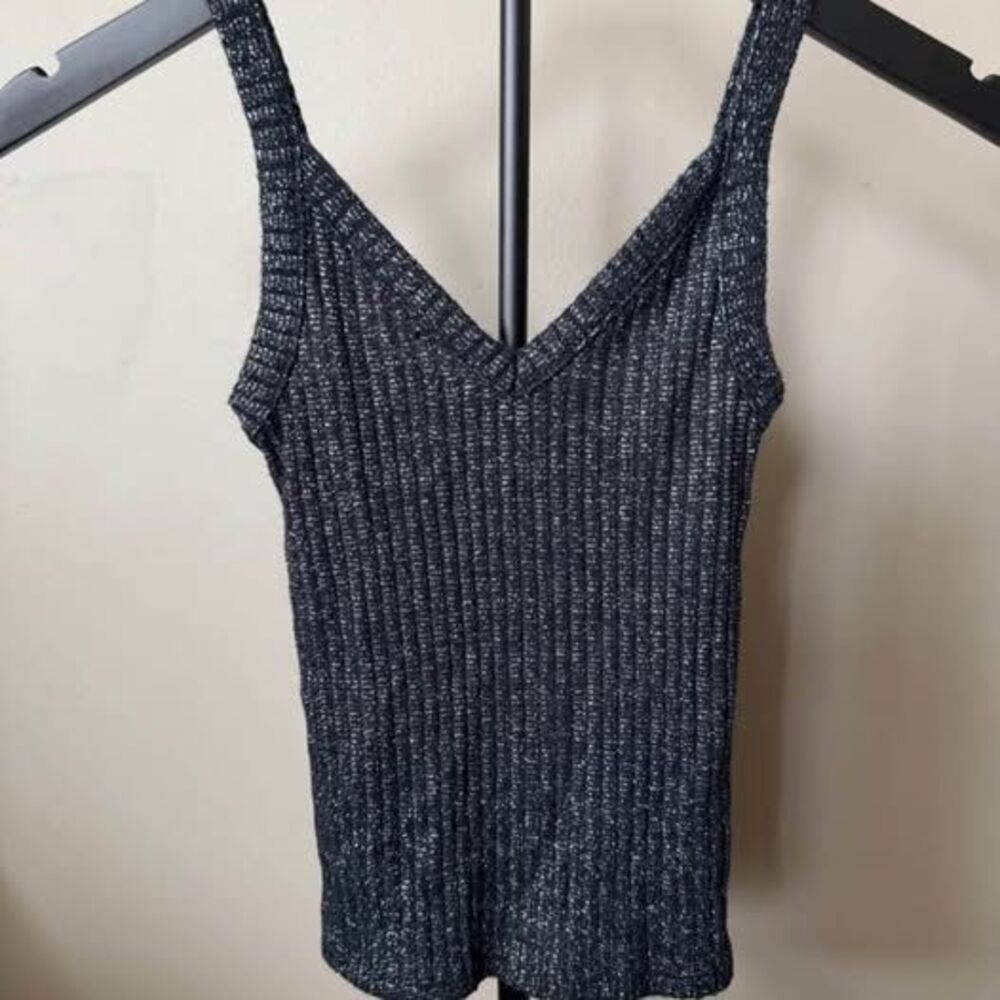 American Eagle Soft & Sex Black Ribbed tank